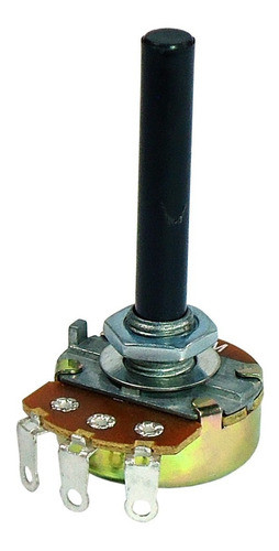 Potenciômetro Rotativo Linear Carvão 5kohms 6x23mm Sem Chave 0