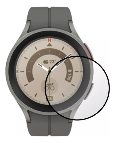 Vidrio Templado Full Cover Para Samsung Watch 5 40mm 0