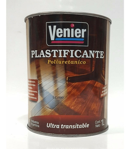 Laca Plastificante Venier Poliuretanica Pisos X 4 Litros 0