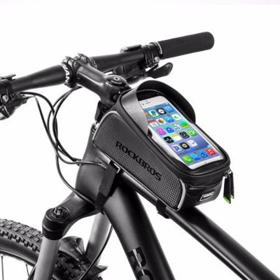 Bolso Rockbros Para Bicicleta Soporte Celular - Sportpolis 0