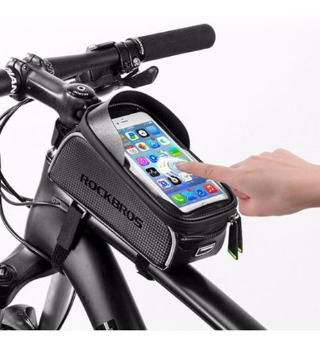 Bolso Rockbros Para Bicicleta Soporte Celular - Sportpolis 1