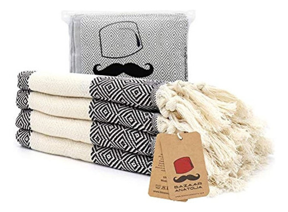 Juego De Toallas De Mano Turcas De 4 Toallas De Baño De Diam 0