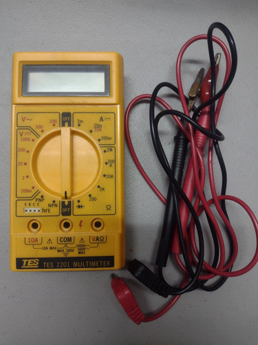 Multimetro Digital Tes2201 0