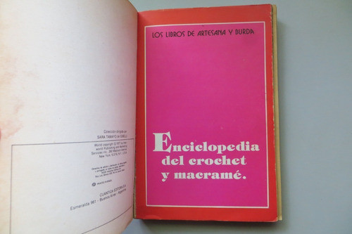 Enciclopedia Del Crochet Y Macramé Cuántica Ed 1977 1