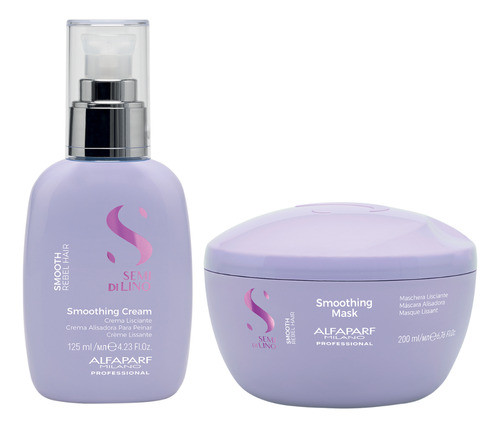 Alfaparf Smoothing Mask Mascara Alisadora + Crema De Peinar 0