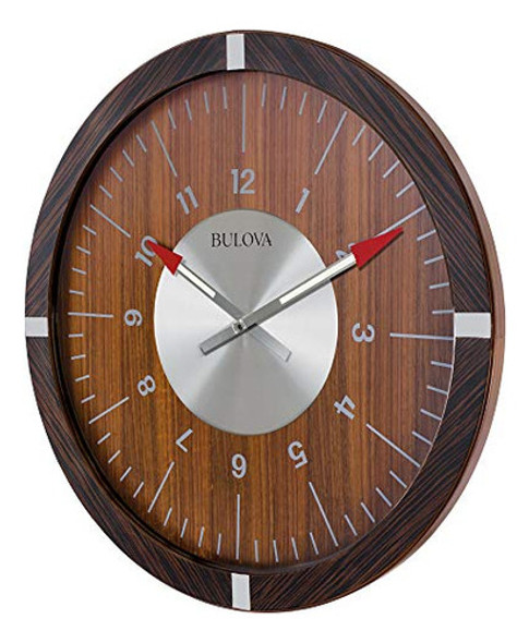 Bulova C4874 Aerojet Reloj De Pared, Marrón 1