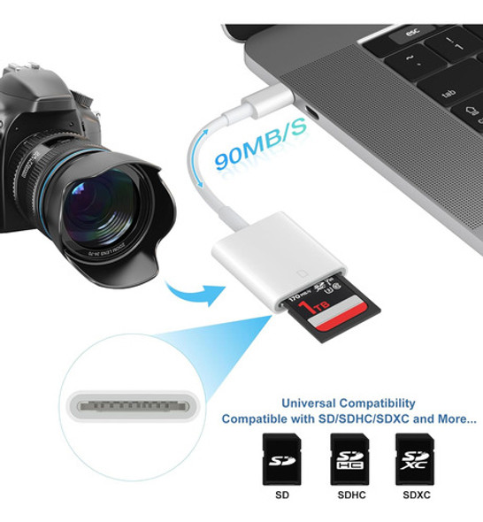 Lector De Memoria Usb Tipo C Tiansong 1