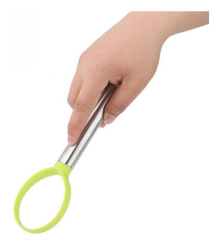 Cortador Pelador Frutas Con Aros Dos Medidas Mango Metal 0