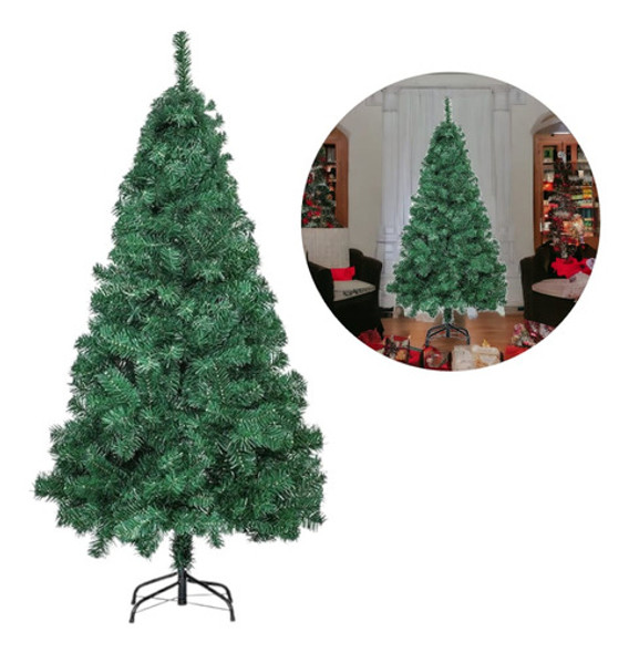 Árvore De Natal 180cm Pinheiro Verde Cheio Luxo 800 Galhos 0