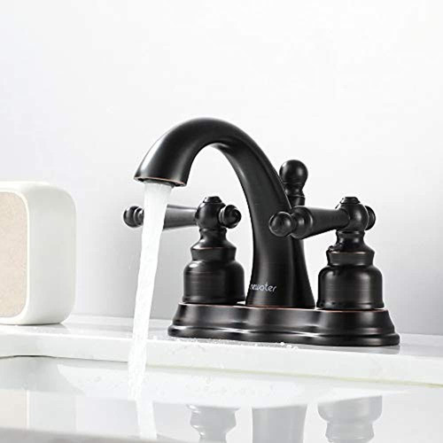 Newater Juego Central De Dos Manijas Grifo Del Lavabo Del Ba 1