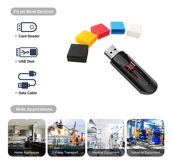 30 Tapas De Tapon Antipolvo Usb A Macho Para Puerto Usb, Pro 1 30 Tapas De Tapon Antipolvo Usb A Macho Para Puerto Usb, Pro 1