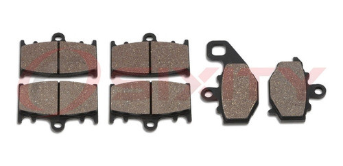 Juego Pastillas Freno Kawasaki Zx6r Ninja Zx600 Semimetalica 0