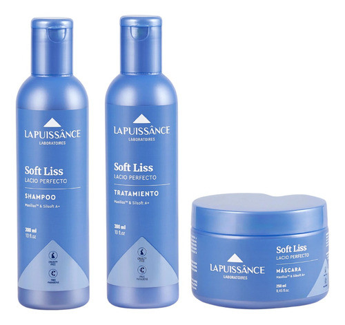 Shampoo + Tratamiento + Máscara Soft Liss Lacio La Puissance 0