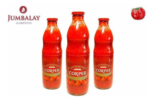 Tomate Triturado Botella 1 Litro - Corper Pack 8 Unidades 0