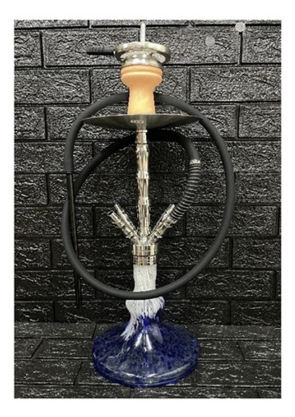 Pipa Narguile Shisha De Acero 100% Excelente Calidad 55cm 0