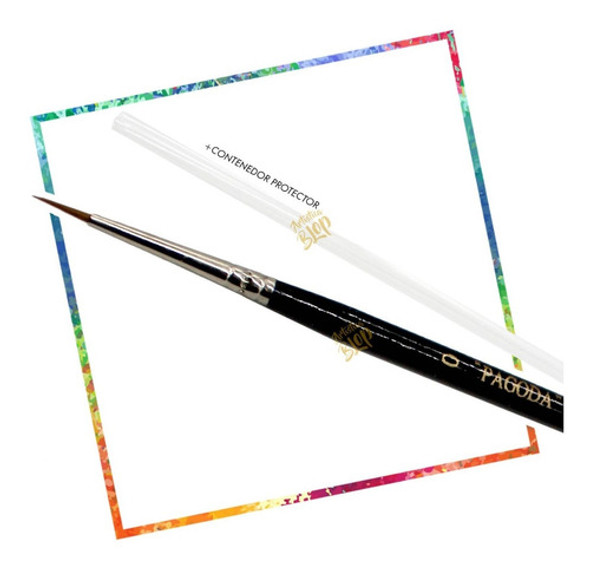 Especial Detalle Acuarela Pincel Liner Pelo Marta +protector 0