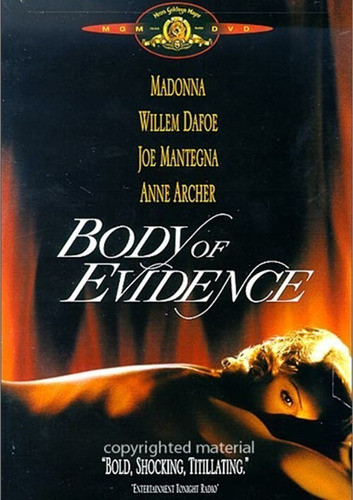 Dvd Body Of Evidence / El Cuerpo Del Delito / Madonna 0