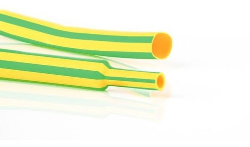 Tubo Termocontraible 3 A 1.5 Verde Amarillo X 10 Metro 0