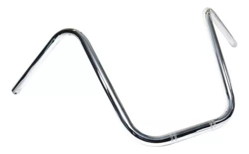 Manubrio Moto Custom Chopper Cuelga Mono Cromado 0