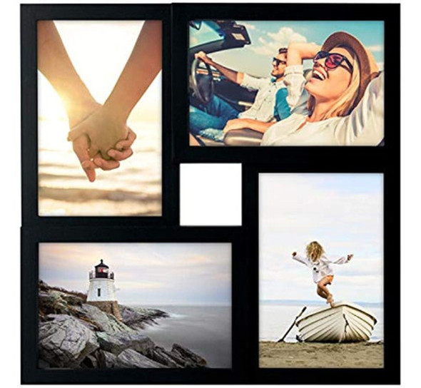 Malden 4x6 Marco De Imagen Con Collage Mate De 4 Aberturas, 0 Malden 4x6 Marco De Imagen Con Collage Mate De 4 Aberturas, 0