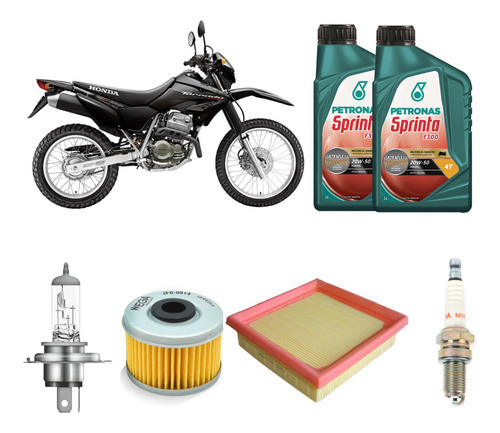 Kit Service Completo Honda Xr 250 Tornado Sprinta F300 20w50 0