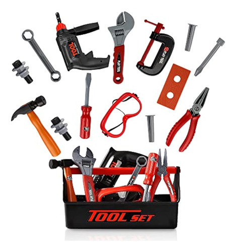 Playkidz - Caja De Herramientas Para Niños De 22 0