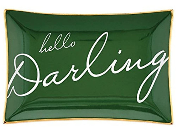 Hello Darling Verde Goldtone Lamina 55 Vaciabolsillos De Ce 0