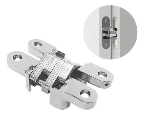 Bisagras Ocultas Invisible Acero Inoxidable Puerta X 2 Unid 0