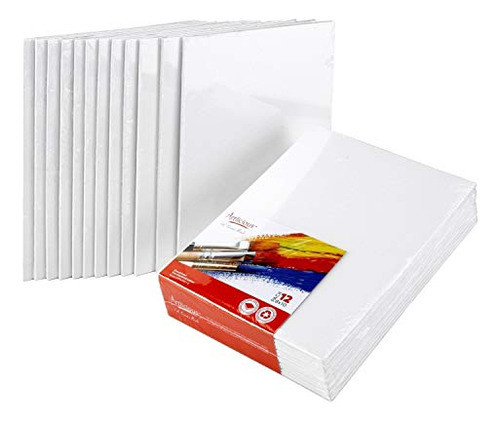 Paquete De 12 Paneles De Lienzo Artlicious - 8 X 10 Pulgadas 0