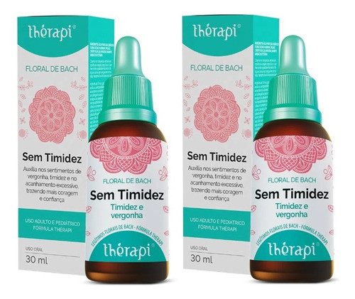Kit 2 Floral Thérapi 30ml - Floral De Bach - Sem Timidez 0