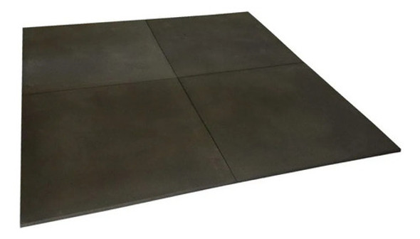 Baldosa Piso De Caucho Goma Exterior 50x50x26 - 4 Unidades 1