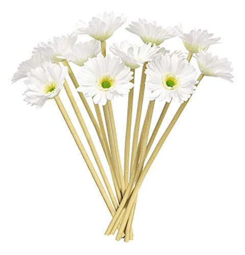 Martine Mall 12pcs 14 Tall White Artificial Daisy Bouquet Fa 0