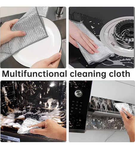 Paños De Limpieza De Cocina Multifuncional No Raya 10u 1