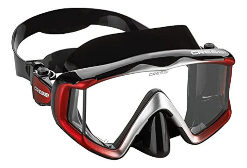 Cressi Máscara Grande De Visión Amplia Para Buceo 0