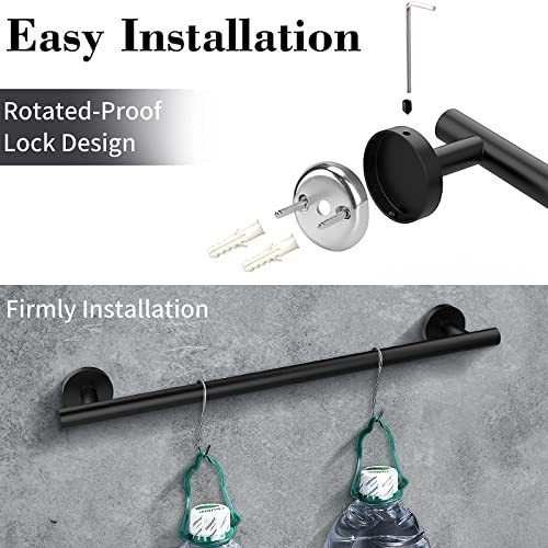 Juego De Accesorios Para Baño Negro - 5 Piezas 1