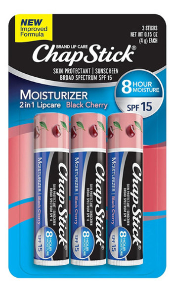 Chapstick Black Cherry Bálsamo Labial Spf 15 Lip Care 0 Chapstick Black Cherry Bálsamo Labial Spf 15 Lip Care 0
