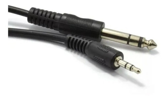 Cable Armado 6.5mm Estereo A 3.5mm Estereo 2 Metros 1