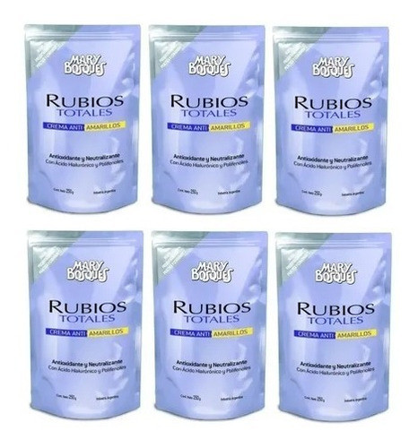 Mary Bosques Antiamarillos Matizadora Doypack X 250 Gr X 6 U 0