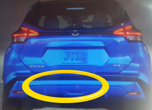 Paragolpe Trasero De Nissan Kicks (original)2022 0