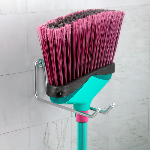 Suporte Multiuso Parede Porta Vassoura Rodo Pá Alumínio 1