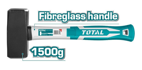 Maza Albañil Mecánico Forjada 1,5 Kg Total Tht7215006 1