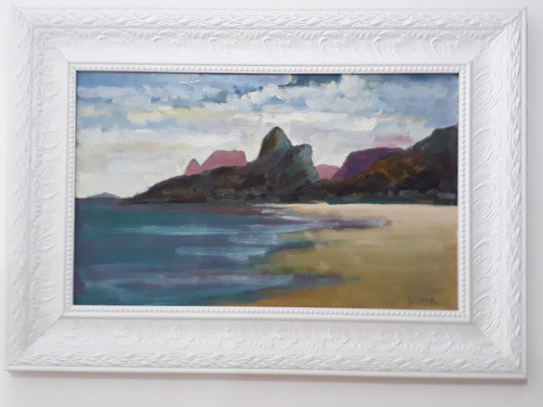 554 - Marcio Schiaz.osm 58x38cm C/moldura = Praia De Ipanema 0