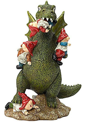 ¡el Diseño De Toscano Dragon Te Va A Atrapar! Jardín Gnomo A 1