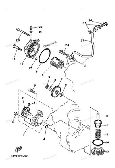Filtro Aceite Yamaha Xt 350 Tw 200 Original Grdmotos 1