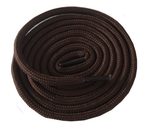 Par Cadarço Redondo Coturnos Botas 1,20cm  Marrom 0