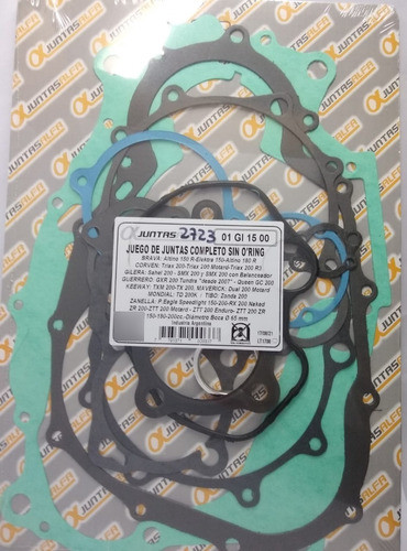 Juego Juntas Gilera Sahel 200 Motard C/balanceador Bagattini 0