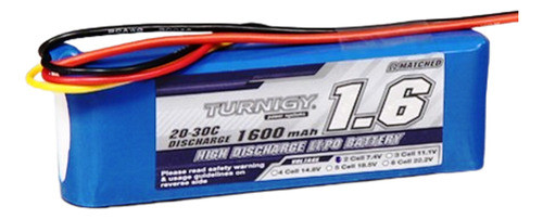 Lipo Turnigy 1600mah 2s 7,4v 20c Para Futaba 8fg Y 12fg 0