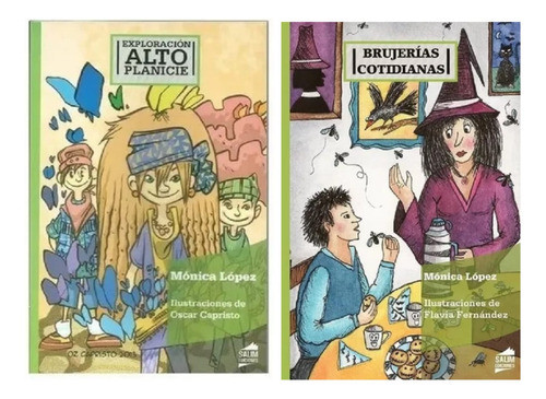 Lote X 2 Libros Infantiles - Monica Lopez - 7 A 10 Años 0