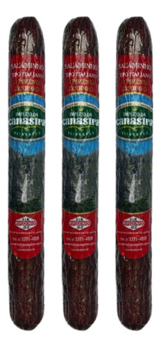 Kit 3 Salames Italiano Defumado Biquinho Império Da Canastra 0