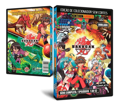 Bakugan Guerreiros Da Batalha Série Completa Dublada Em Dvd 0